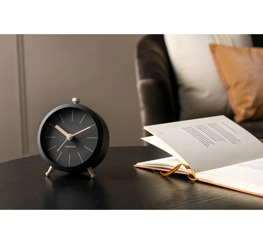 Traditional Analog Metal Mechanical Alarm Tabletop Clock