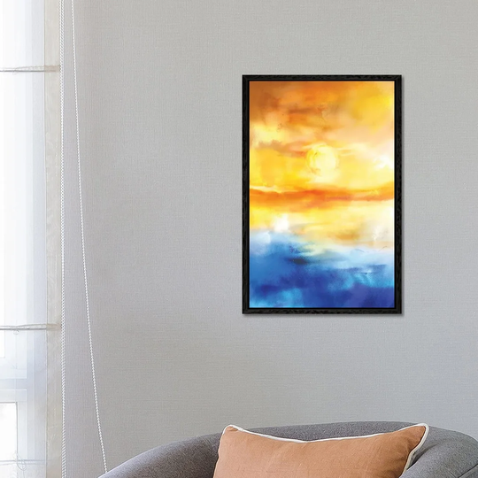 Camera Two Tone by Jonathan Brooks - Floater Frame Gallery-Wrapped Canvas Giclée on Canvas