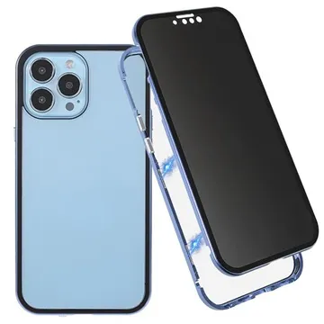 Privacy Series iPhone 13 Pro Max Magnetic Case - Blue