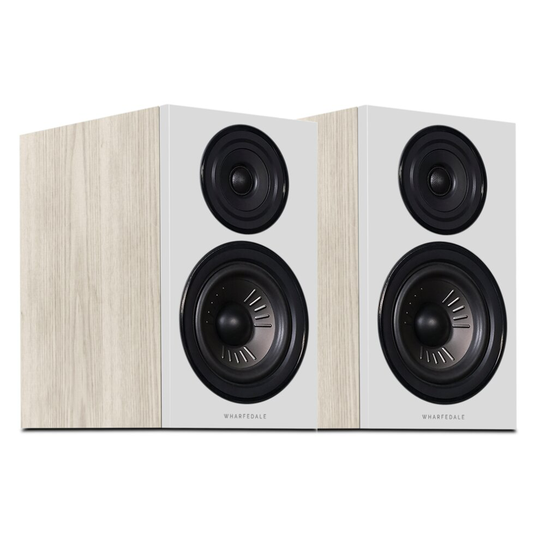 (Light Oak) Wharfedale Diamond 12.2 Bookshelf Speakers