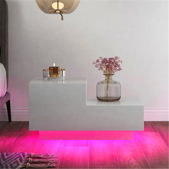Scholl 2 Drawer Bedside Table