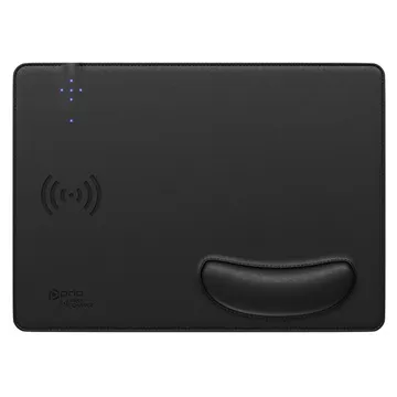 Prio Fast Wireless Charging Mouse Pad - 15W - Black