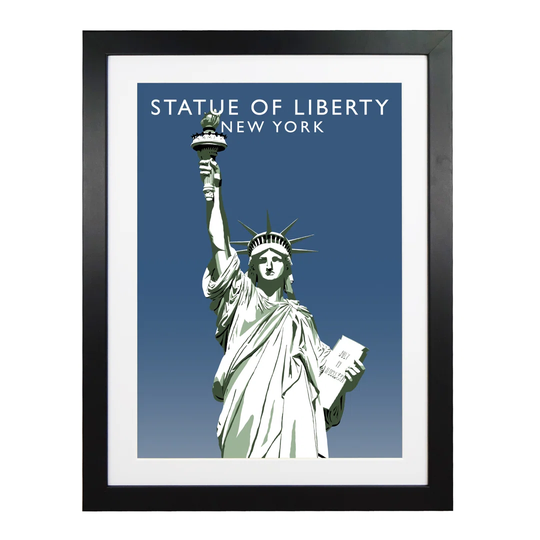 Statue of Liberty by Richard O'Niel - Graphic Art Print on Paper