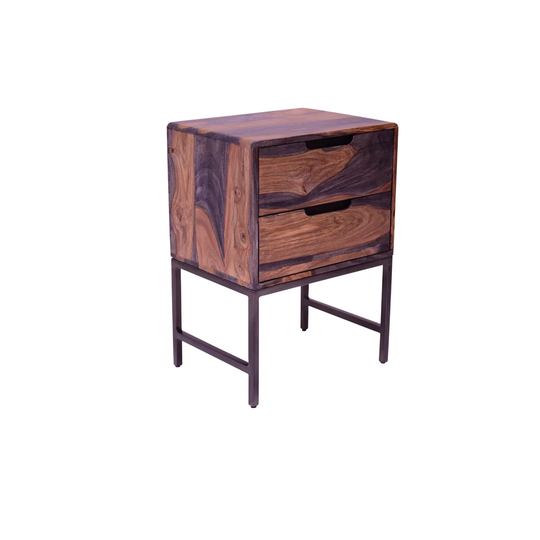 Ania Side Table with Storage