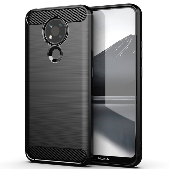 Fonetek® For Nokia 3.4, Slim Shockproof Protective Case Cover + LCD Screen Protector Guard