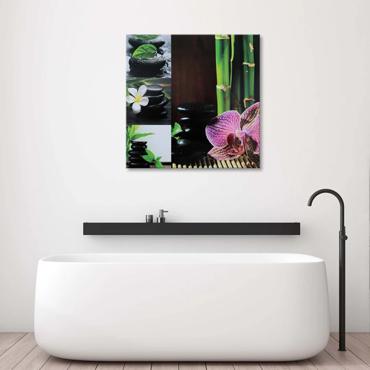 Canvas Print Zen Spa Orchid Bamboo