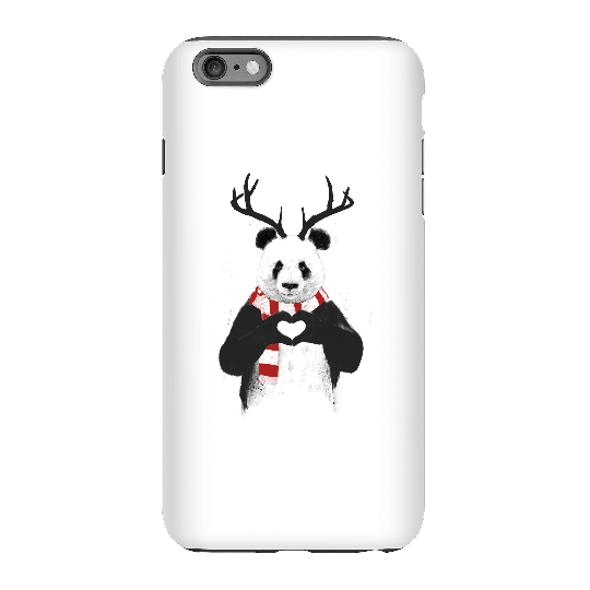 Balazs Solti Winter Panda Phone Case for iPhone and Android - iPhone 6 Plus - Tough Case - Gloss