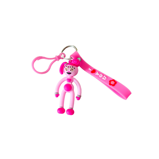 (Poppy Mom) Poppy Playtime Mom Dad Keychain Three-Dimensional Doll Pendant Couple Keychain