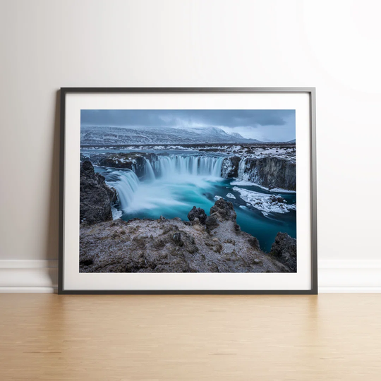 Iceland Waterfall D by Vouvart - Picture Frame Photograph