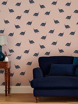 Joules Guinea Fowl Wallpaper