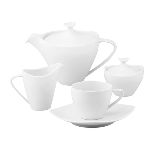 Saldivar 15 Piece Porcelain Tea Set for 6 People