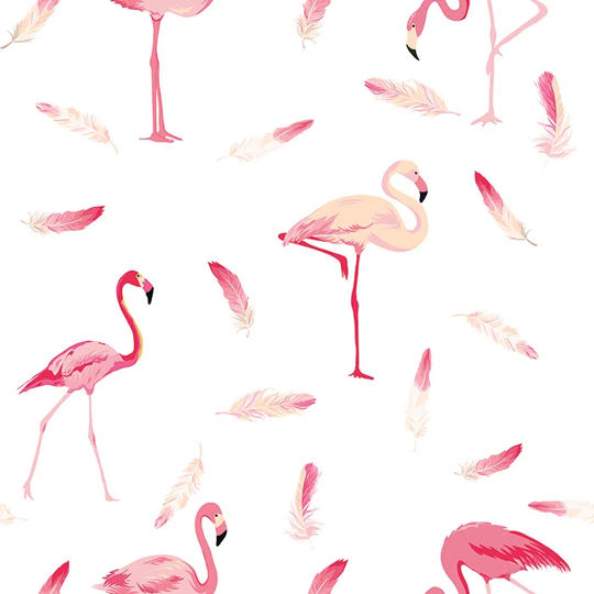 Walllpaper Roll 416X254cm Wallpaper Material With Print Mural Decoration Kitchen Livingroom Bedroom - Flamingo