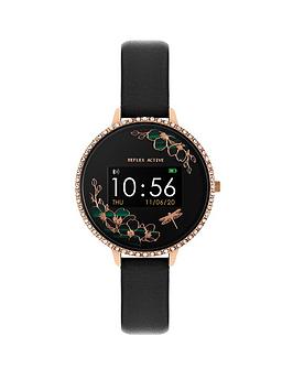Reflex Active Series 03 Black Ladies Smart Watch, Black, Women