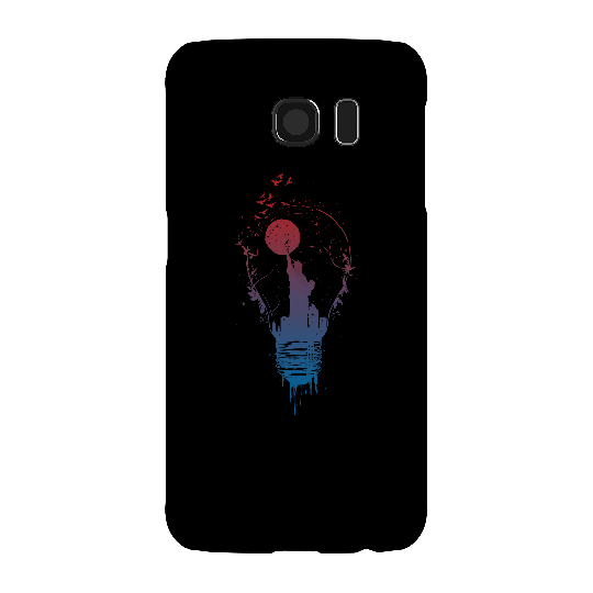 Balazs Solti NYC Moon Phone Case for iPhone and Android - Samsung S6 - Snap Case - Gloss