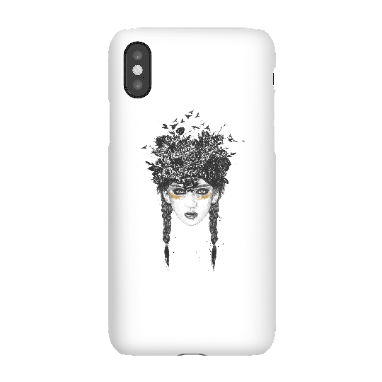 Balazs Solti Native Girl Phone Case for iPhone and Android - iPhone X - Snap Case - Gloss