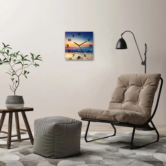 Sunrise to the Sea Silent Wall Clock