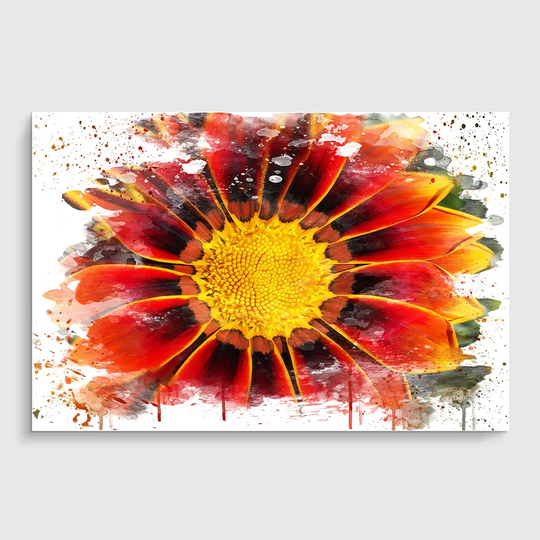 'Orange Flower Gazanias' Graphic Art Print Poster