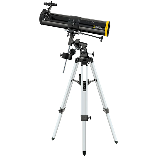 National Geographic 76/700 Reflector Telescope EQ - Black