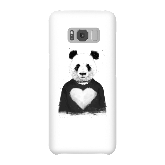 Balazs Solti Panda Love Phone Case for iPhone and Android - Samsung S8 - Snap Case - Gloss