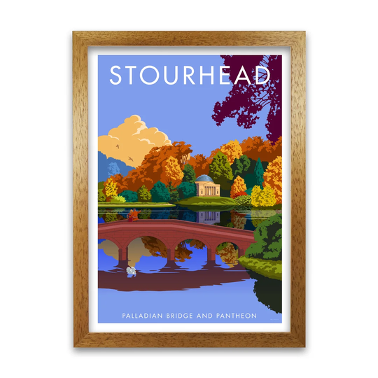 Stourhead by Stephen Millership - Graphict Art Print on Paper