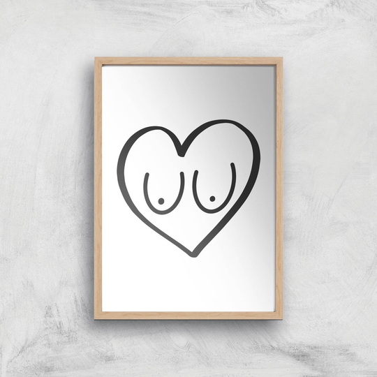 Lovely Jubblies Giclee Art Print - A3 - Wooden Frame