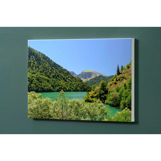 Mountains Meadow Magnetic Wall Mounted Photo Memo Board