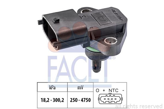 Air Pressure Sensor, height adaptation Made in Italy - OE Equivalent 103178