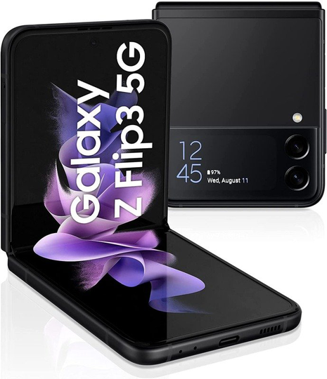 Samsung Galaxy Z Flip3 5G 256GB Smartphone - Phantom Black