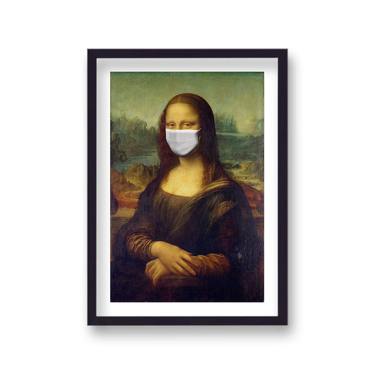 Mona Lisa With Facemask