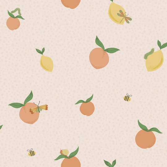 Holden Decor Tutti Fruity Soft Coral/Orange Wallpaper