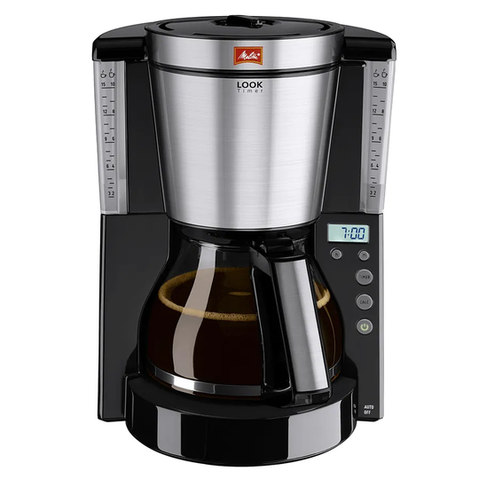 Melitta 1011-08 Look IV Timer Coffee Maker - Black