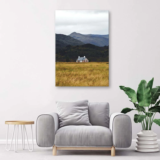 Canvas Print Mountain Home Landscape Nature