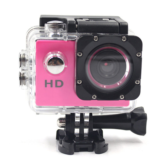 (Pink) 4K Waterproof Outdoor Sports Camera Sports DV