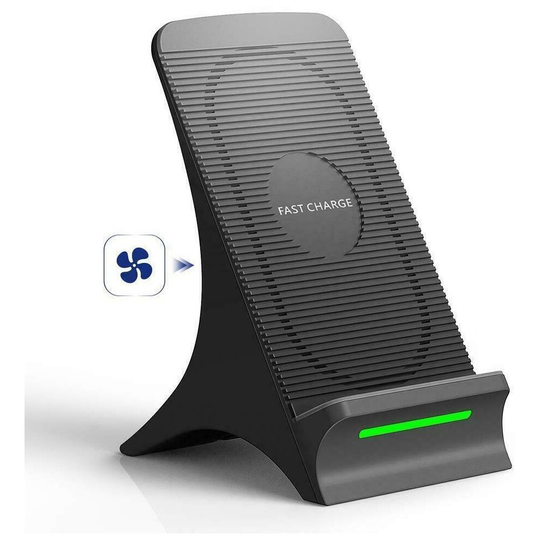 10W Fast Wireless Charger 7.5W Temperature Control & LED Indicator