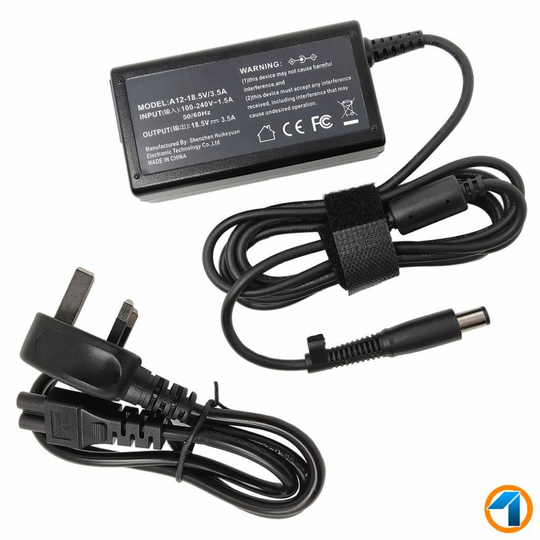 Replacement Laptop Charger Adapter HP G61 + 3 PIN Mains Cable