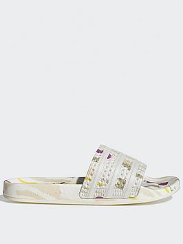 Adidas Originals Adilette Thebe Magugu Slides - White/Black