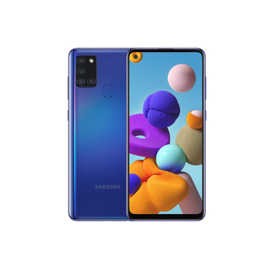 (Unlocked, Blue) Samsung Galaxy A21s Dual Sim | 64GB | 4GB RAM