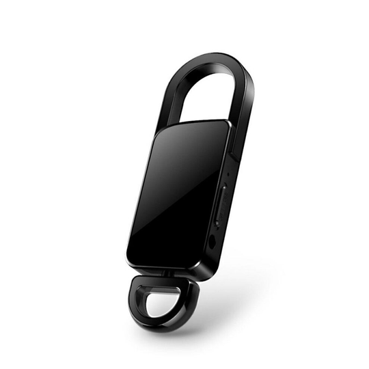 Audio Recorder Voice Activated Device 90 Hours Recording Keychain BLACK 8G