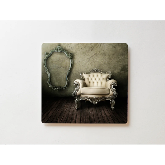 Backlight Motif Wall Picture Baroque Abandoned Place Magnetic Cork Board