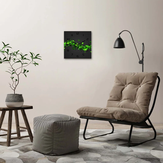 Geometric Wave Silent Wall Clock