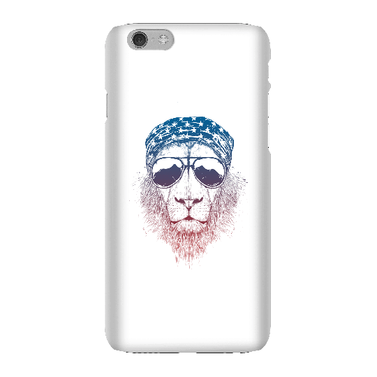 Balazs Solti Bandana Lion Phone Case for iPhone and Android - iPhone 6 - Snap Case - Matte