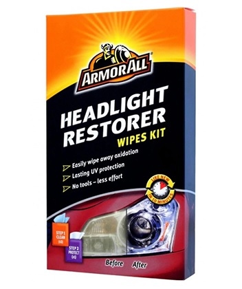 Armor All Headlight Restoration Wipes Kit 18514