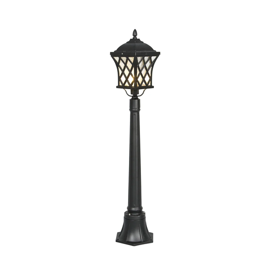 Figueroa Black 1 -Light 112Cm H Hardwired Lamp Post (Full)
