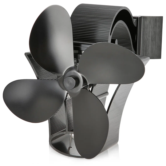 Magnetic 4 Blade Woodburner Stove Fan
