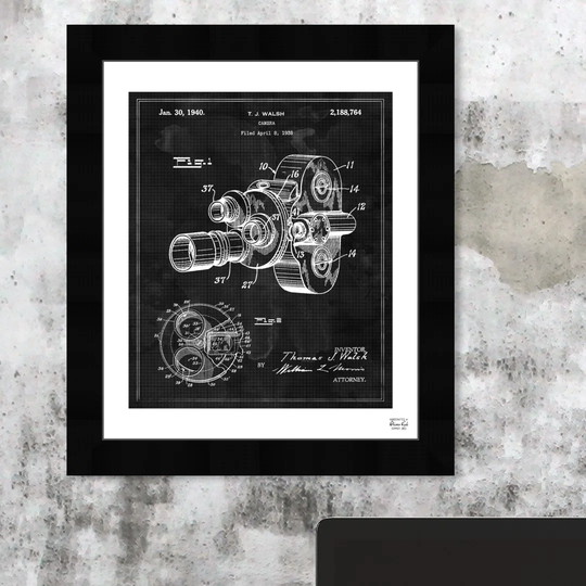 'Camera 1940' Framed Graphic Art