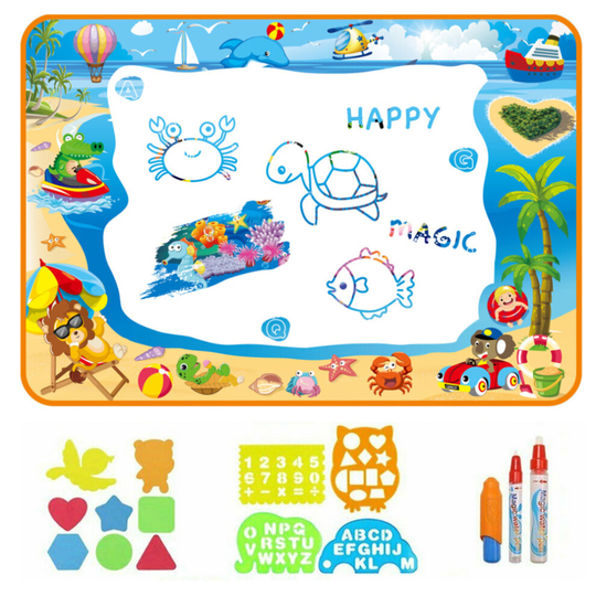 Children Magic Aqua Doodle Water Painting Drawing Mat Kids Board Toy