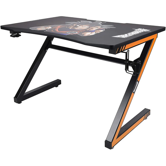 Subsonic Dragon Ball Z San Goku Gaming Desk - Black/Orange