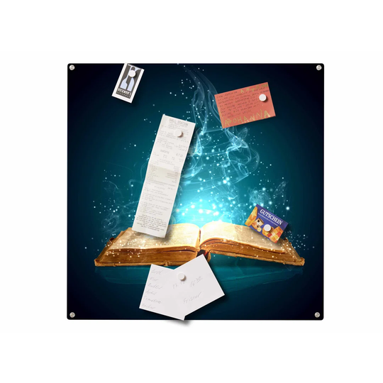 Fantasy Book Magnetic Wall Mounted Photo Memo Board