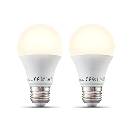 B.K.Light LED Wifi Bulb Smart Home Lamp Dimmable Bulb E27 Alexa Google 9W 2Per SET