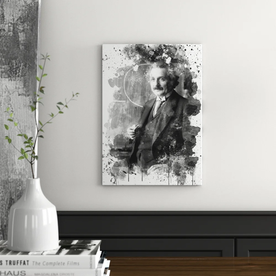 'Albert Einstein' Graphic Art Print Poster